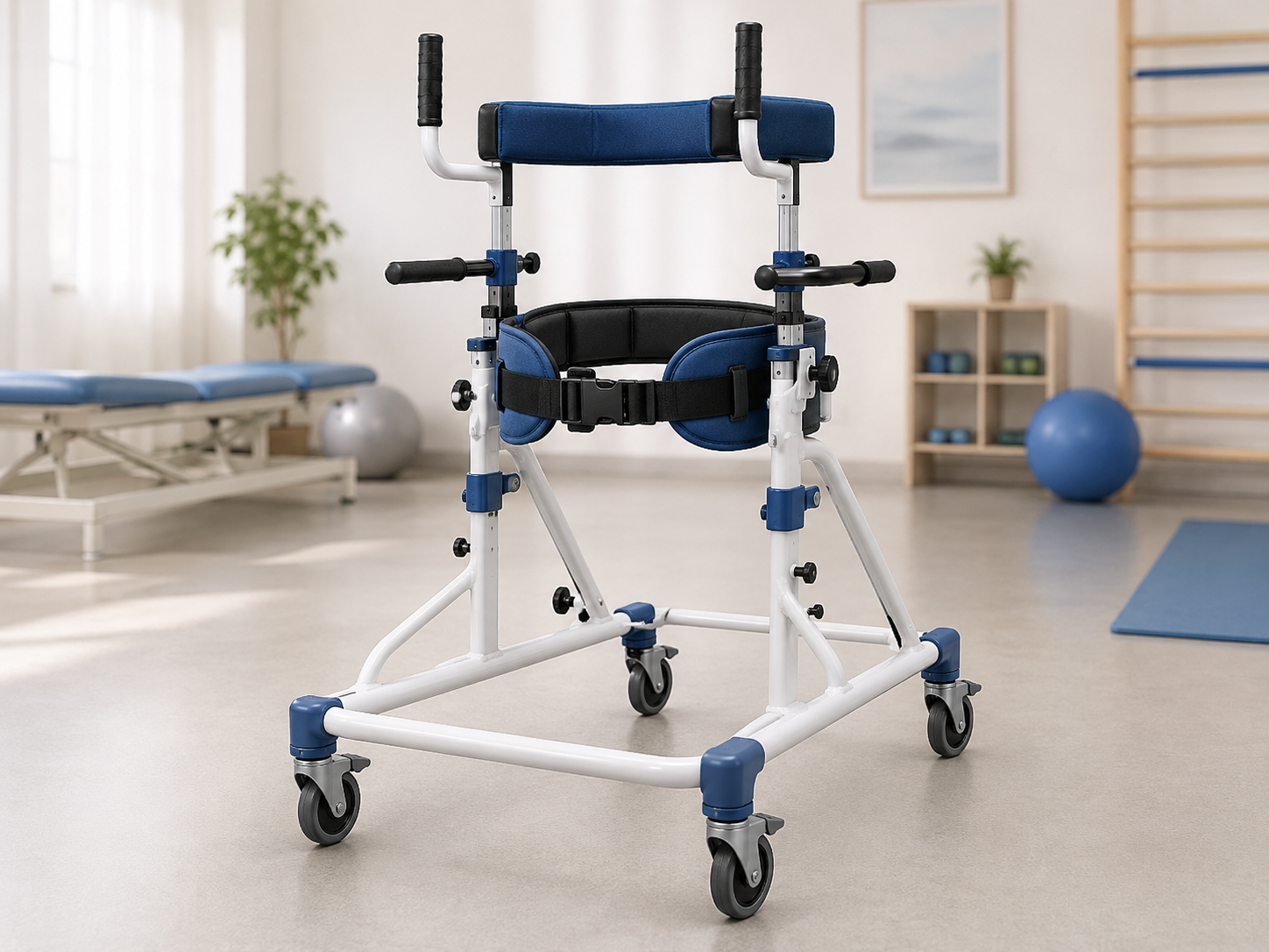 Assessment-led gait trainer and walking support guidance