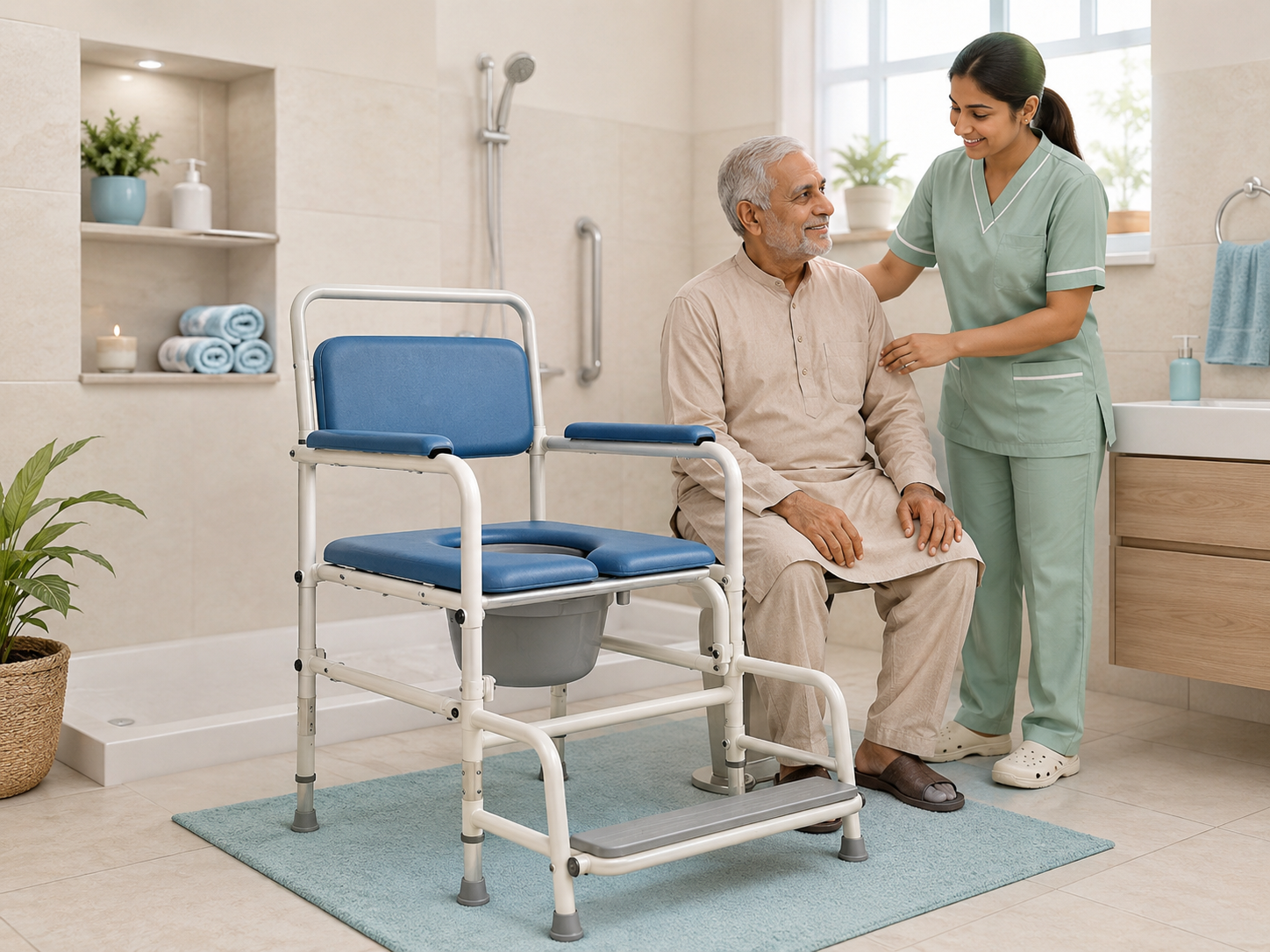 Bathing and toileting support system