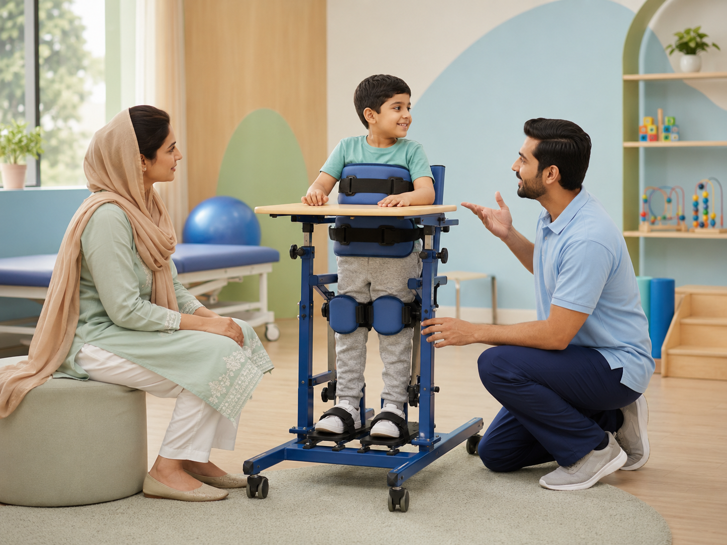 Assessment-led standing support and standing frame guidance