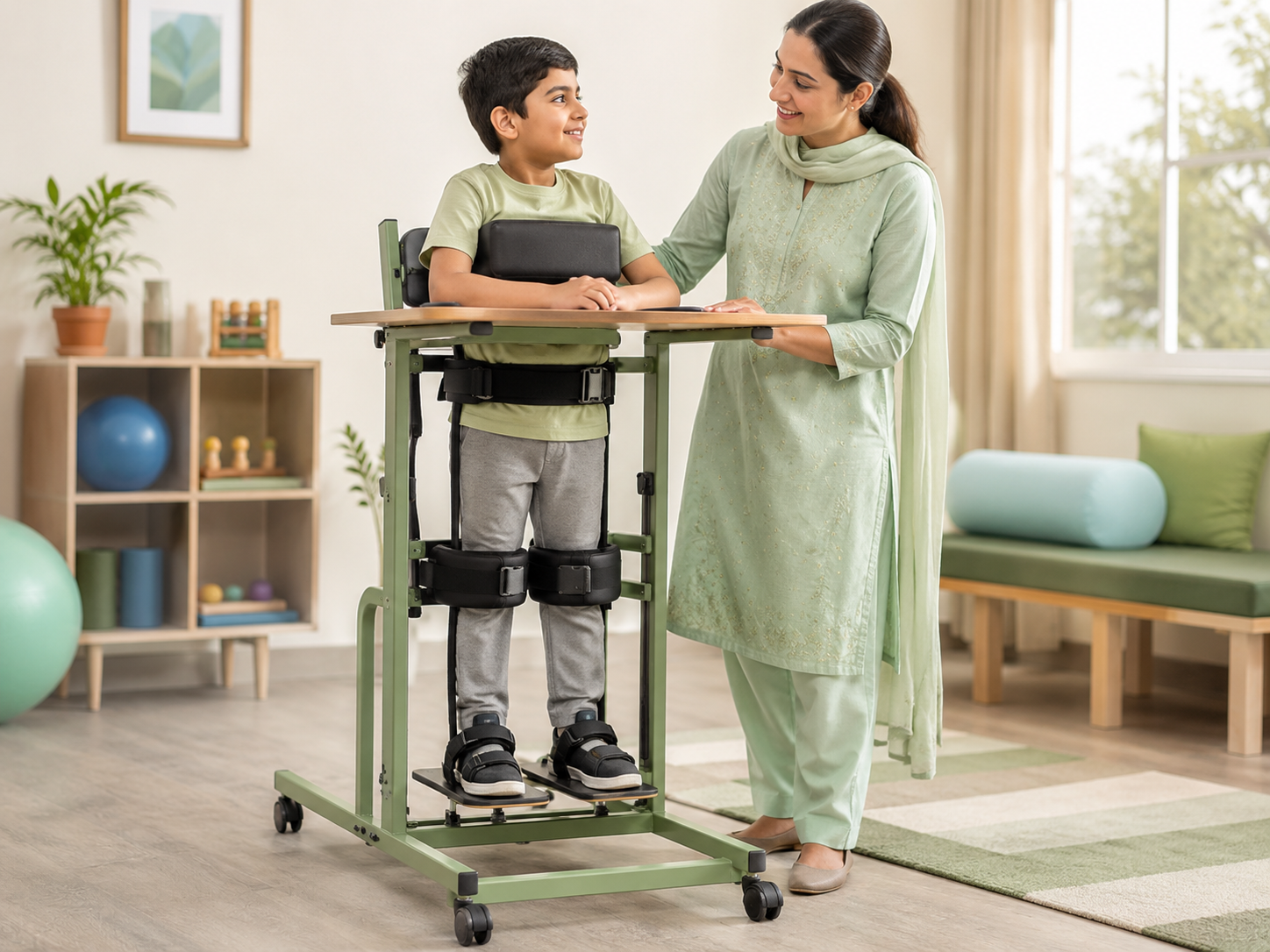 Standing support equipment